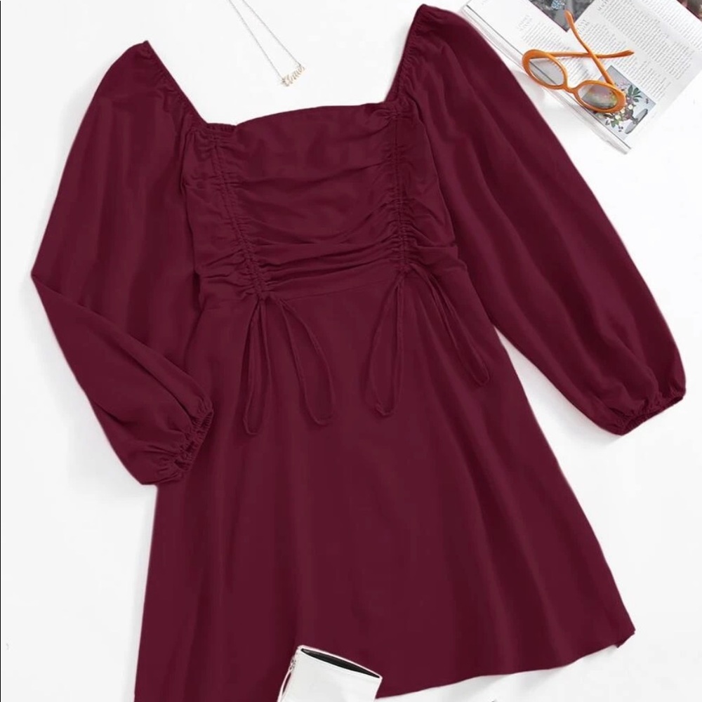 Plus Milkmaid Dress